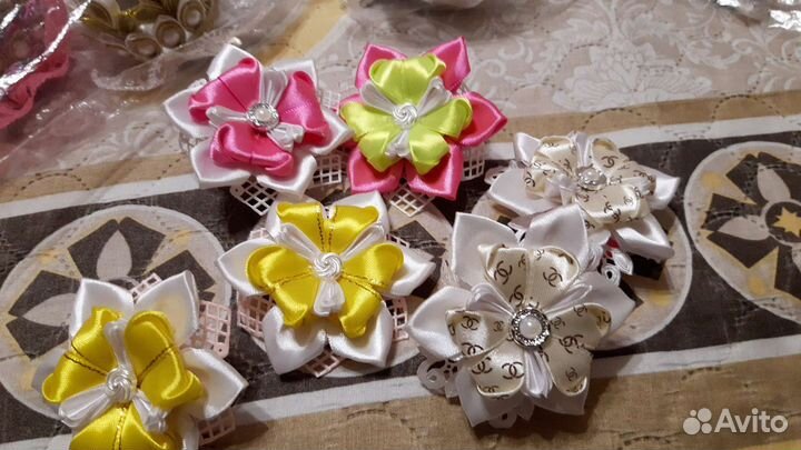 Бантики заколки, для волос