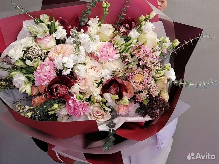 Живые цветы букеты