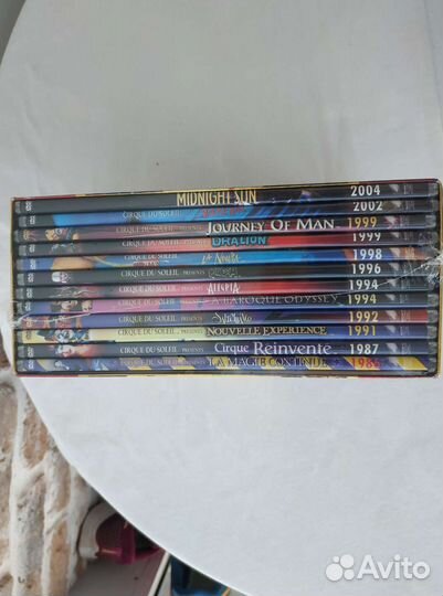 DVD цирк дюселей Cirque du Soleil