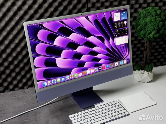 Purple iMac 24 M1 (8-CPU, 8-GPU) 256GB SSD