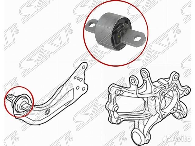 Сайлентблок 3 (Axela) 6 (Atenza)