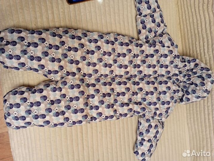 Зимний комбинезон для девочки 80