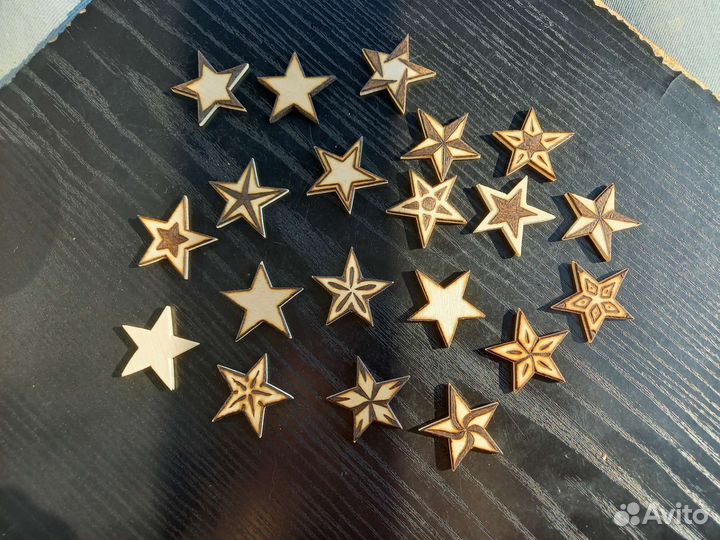Звёздочки, заготовки, украшения