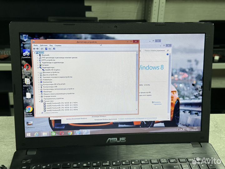 Мощный ноутбук Asus 4GB/HDD/300GB