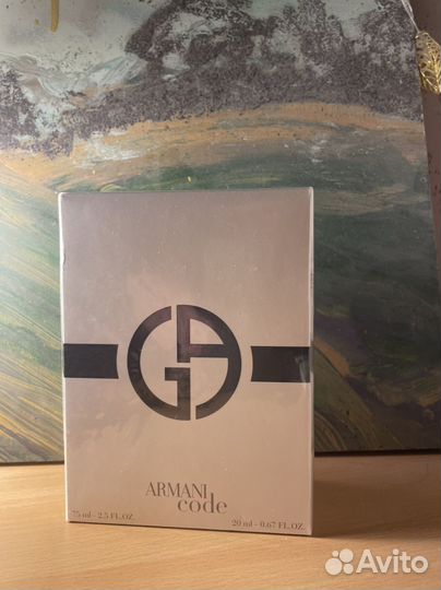 Giorgio armani code 75ml+20ml набор