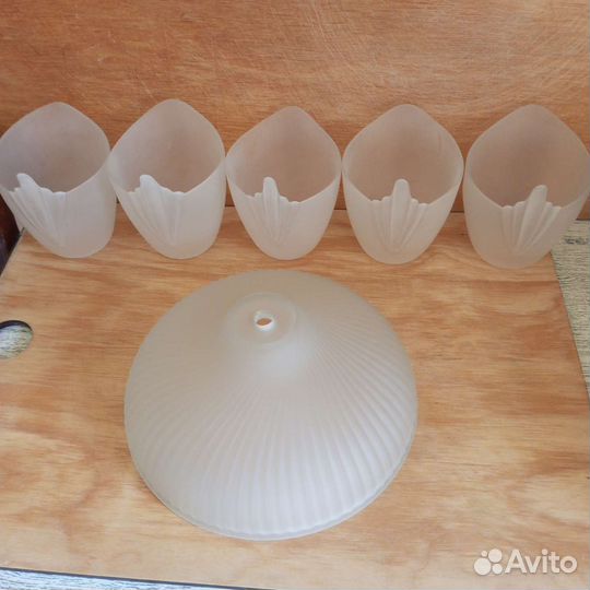 Плафон большой для люстры бу