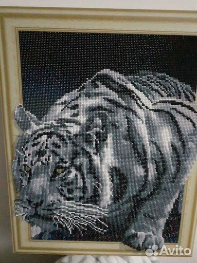 Тигр. Алмазная мозаика