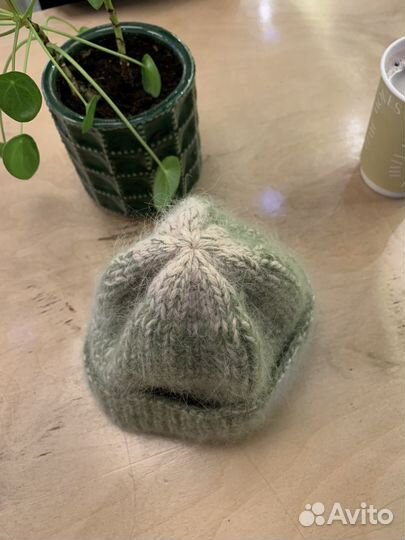 Шапка бини ручная работа