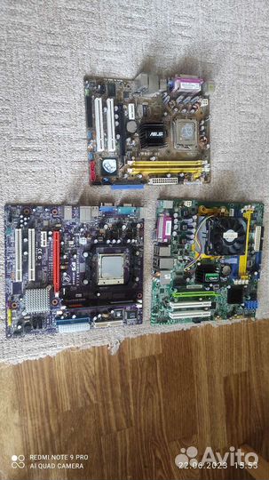 Материнская плата с процессором amd и сеleron