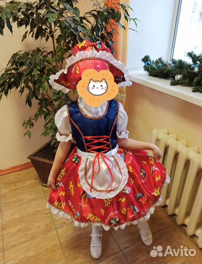 Новогодний костюм для девочки 122