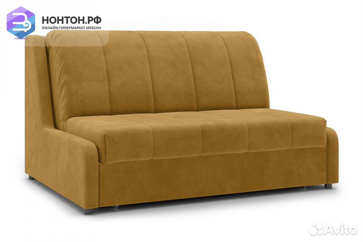 Диван аккордеон Вернисаж горчичный