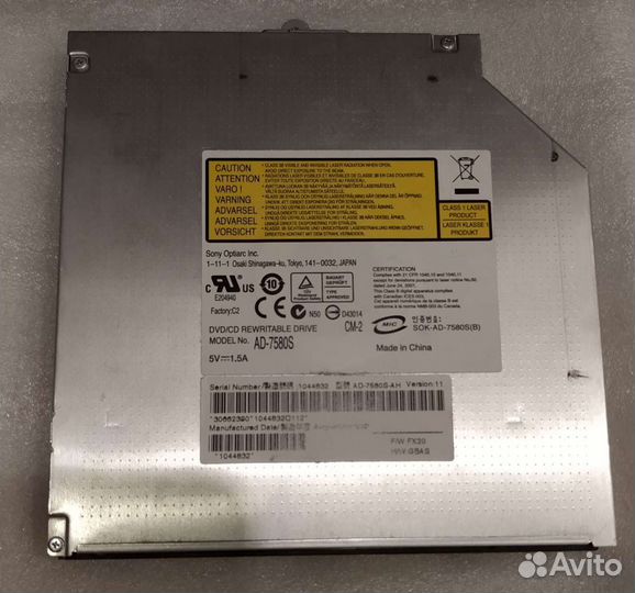 DVD/CD RW привод для ноубука Asus