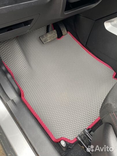 Коврики eva в машину с бортами и без 3d