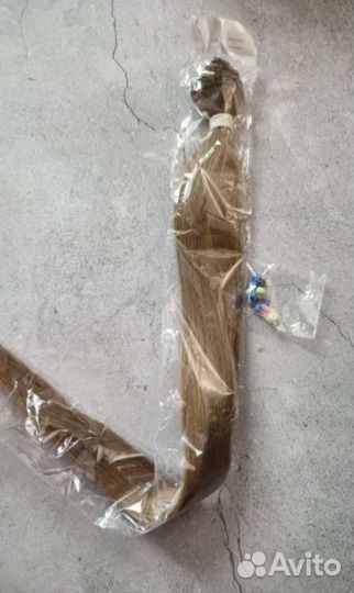 Волосы для наращивания биопротеин коричневый