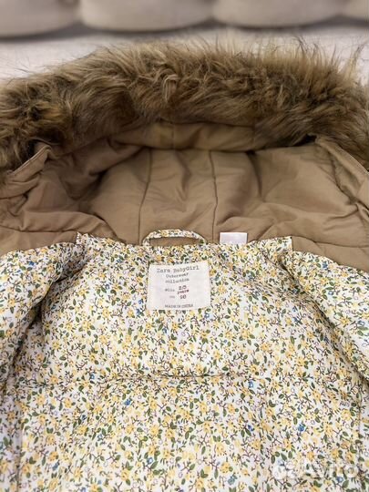 Парка на девочку zara