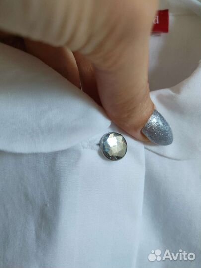 Блузка белая школьная