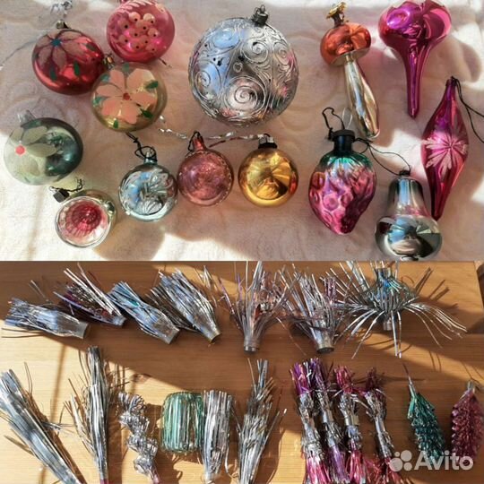 Пакетом Ёлочные игрушки СССР