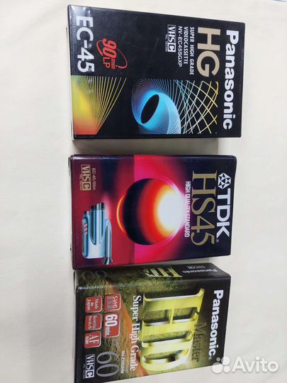 Видеокассеты VHS, vhs-c