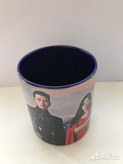 Кружка токкеби алые сердца аварийная посадка любви