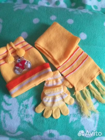 Комплект шапка, шарф