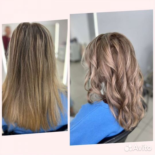 Мелирование, айртач, балаяж, тонирование, стрижки