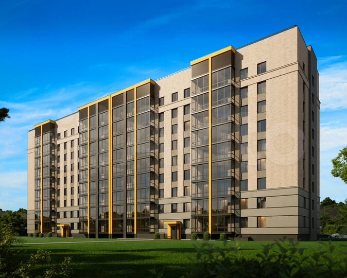 1-к. квартира, 44,9 м², 8/9 эт.