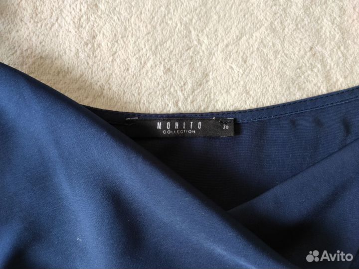 Синий комбинезон mohito