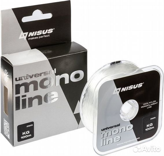 Леска monoline Universal 0,45mm/100m Nylon