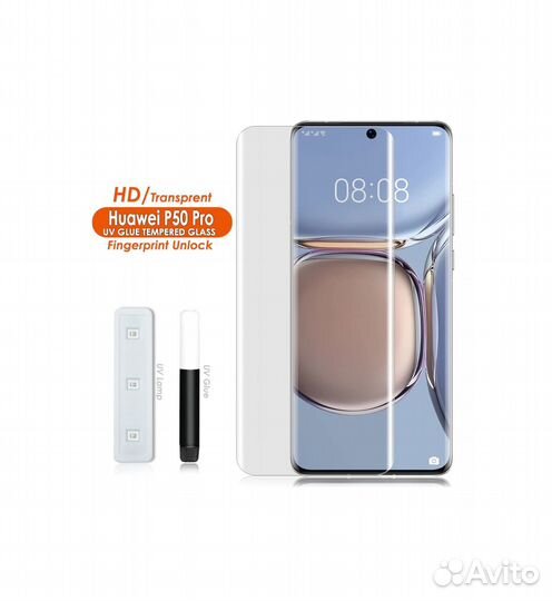 Стекло Ainy UV для Huawei P50 Pro