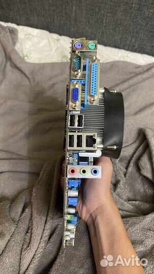 Продам комплект материнка, проц и кулер