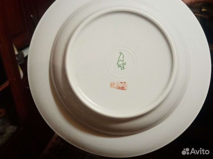 Набор тарелок cobalt с позолотой 28 шт