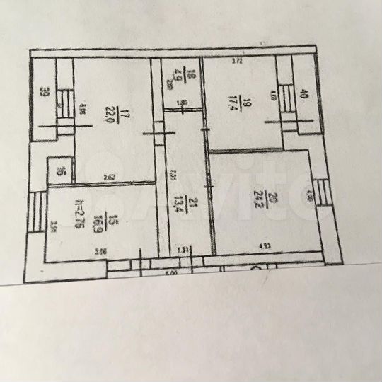 Свободного назначения, 22.1 м²