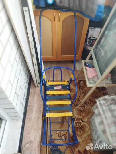 Детские санки + чехол