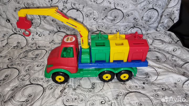 Автомобиль контейнеровоз Полесье от 3 до 6 лет