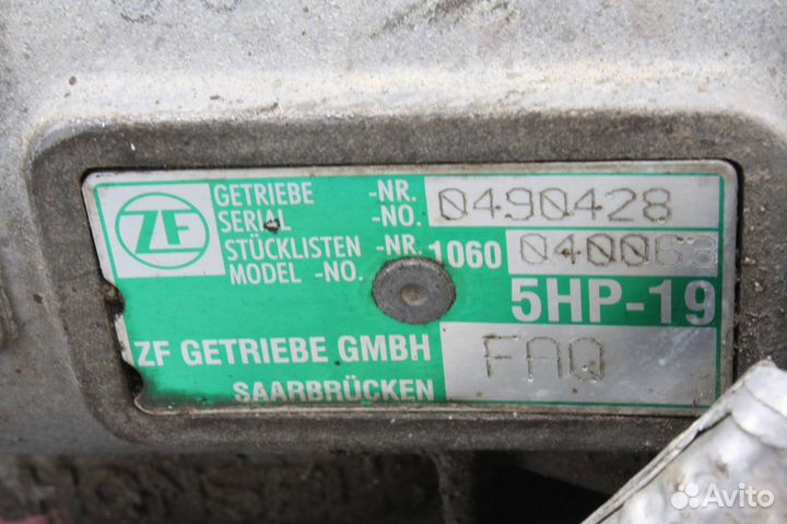 Кпп автоматическая (АКПП) Audi A6 4B/C5 рест. 4B4