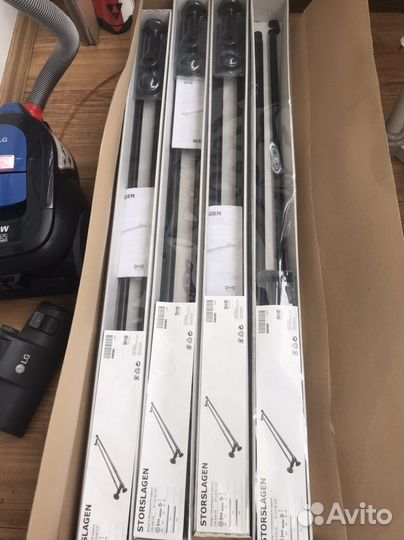 Карнизы (гардины,есть шторы) IKEA