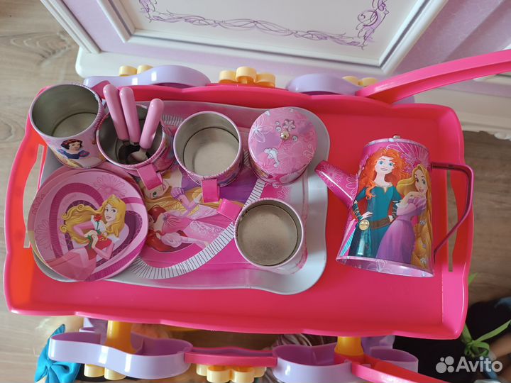 Тележка,столик с посудкой детской Дисней