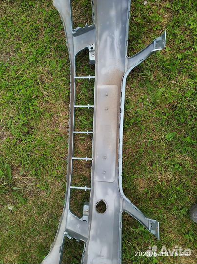 Передний бампер на Шкода фабия 2