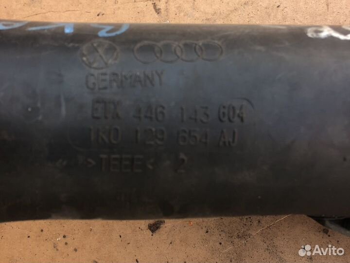 Патрубок интеркулера фольксваген пассат б6