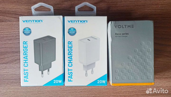 Блоки питания 20w, 18w. зарядные кабели 60w