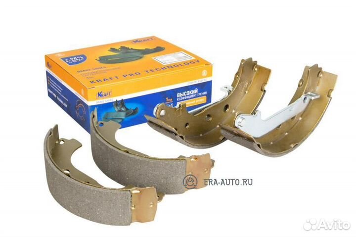 Kraft KT 091532 Колодки тормозные барабанные