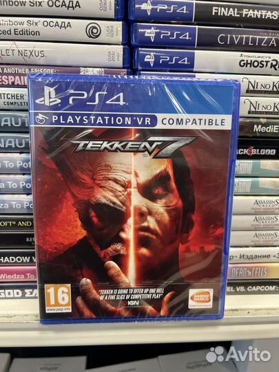 Tekken 7 ps4 диск