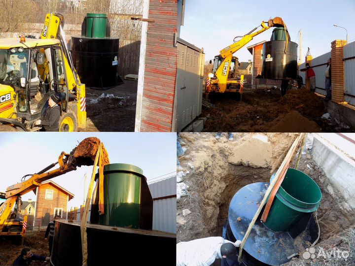Автономная канализация под ключ. В любой грунт