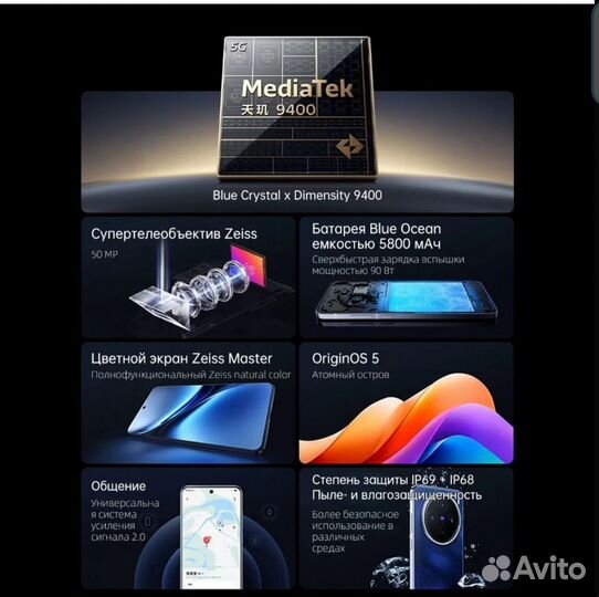 Vivo X200, 12/256 ГБ