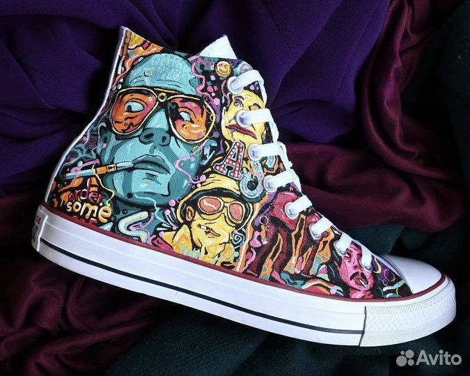 Роспись кед Converse