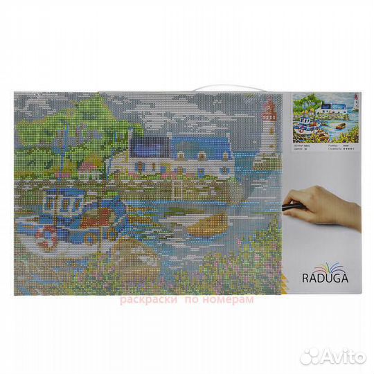 Алмазная мозаика 40x50 Пианино, кошечка и пионы