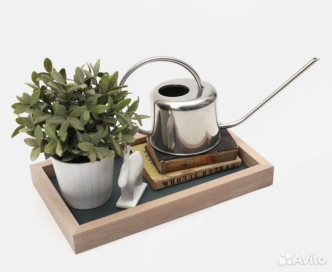 Прямоугольный поднос с цветным дном