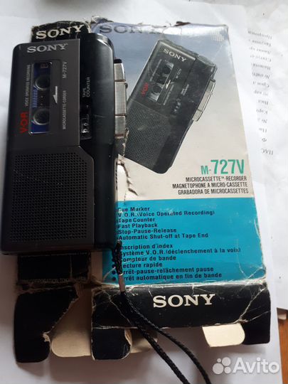 Микрокассетный диктофон Sony M-727V