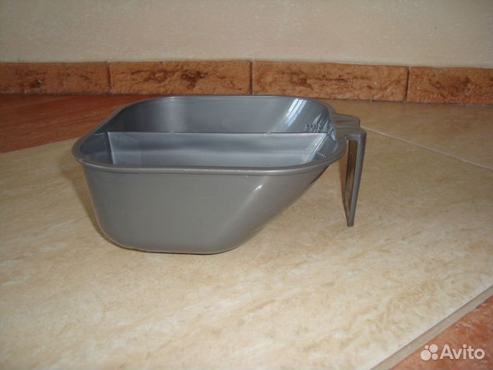 Миска для окрашивания волос 2 секции