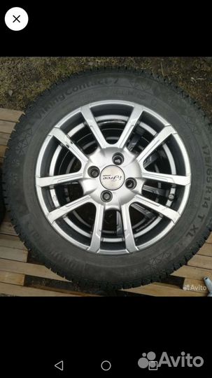 Продам шины на литых дисках